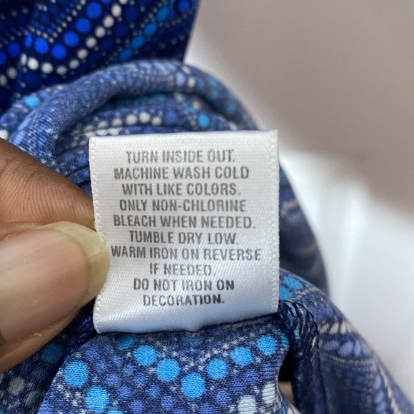 Grayson Dress Midi Split Flutter Sleeve elastic waistband scoop neckline Size M - Picture 7 of 7